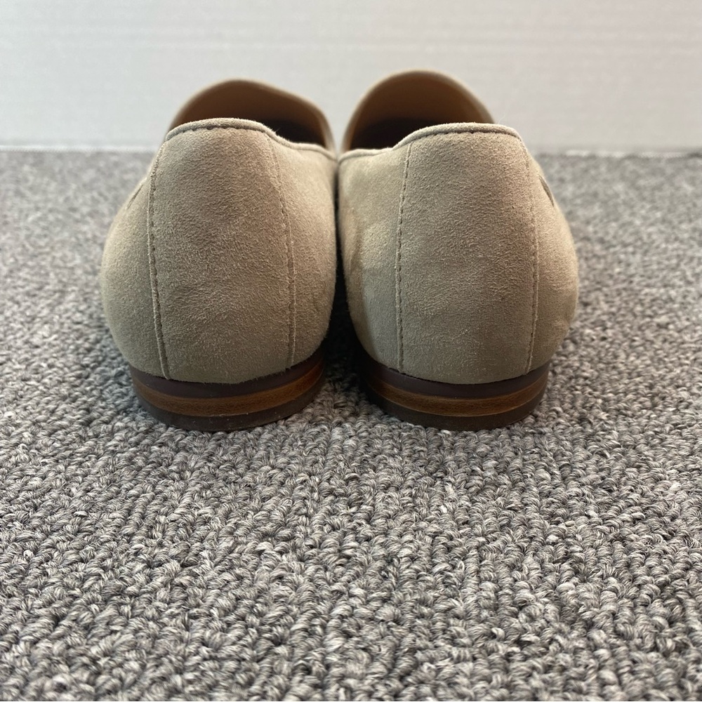 Vionic Willa Loafers Flats Dark Taupe Suede Minimalist Quiet Luxury Chic Women 7 - Picture 8 of 13